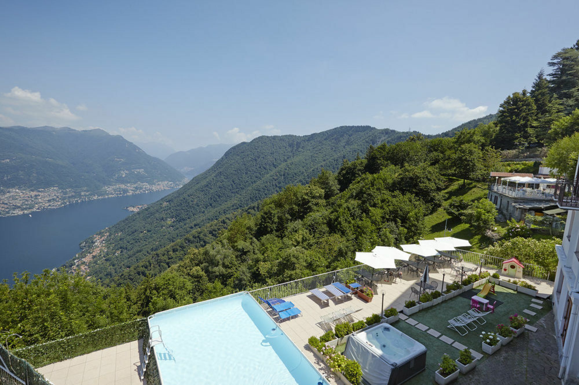 Hotel Paradiso Como Brunate Exterior foto