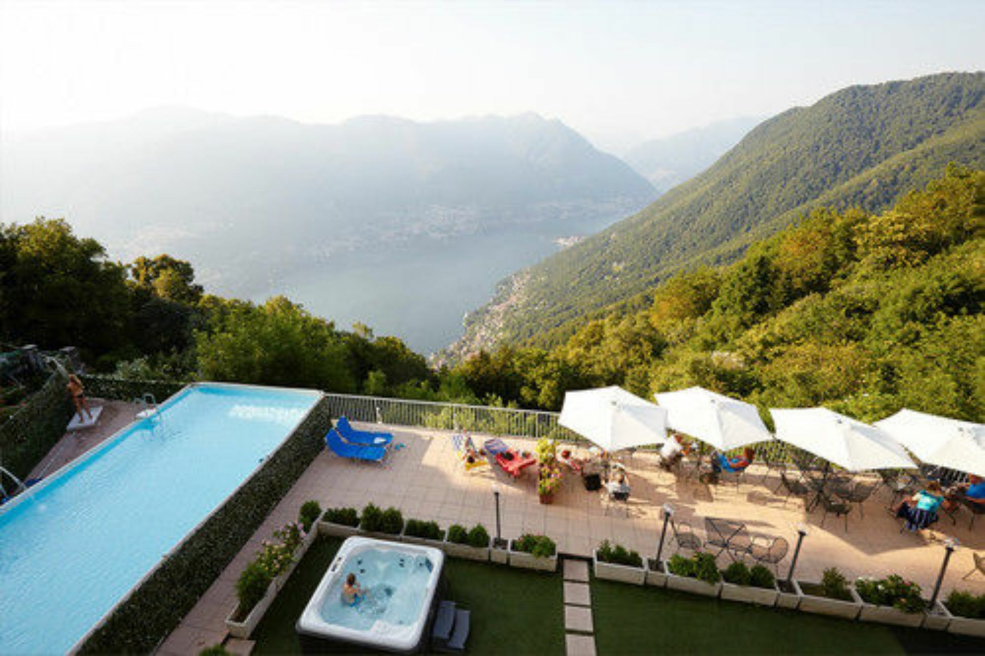 Hotel Paradiso Como Brunate Exterior foto
