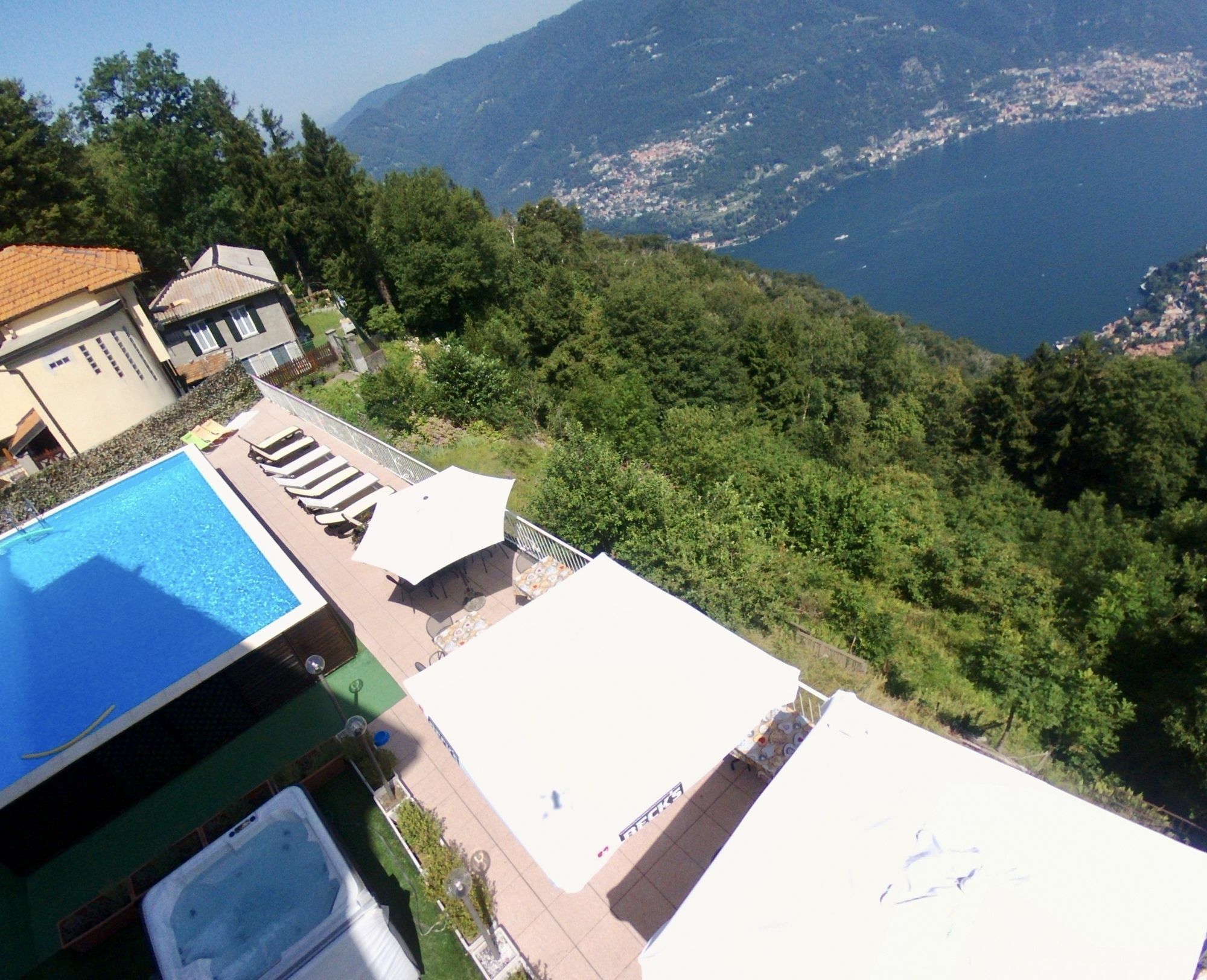 Hotel Paradiso Como Brunate Exterior foto